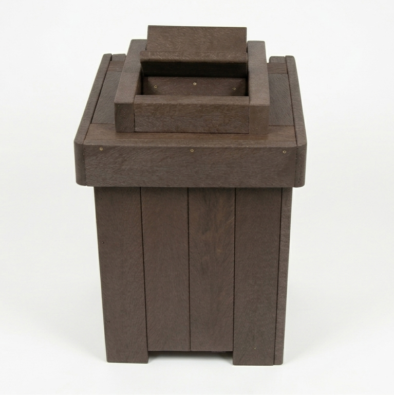 square swivel dustbin